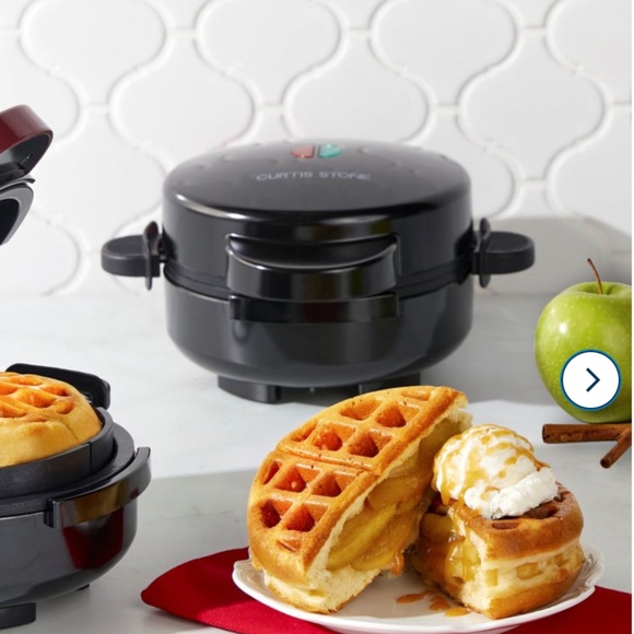 Curtis Stone Stuffed Waffle Maker w/ Recipes - New in Box - Picture 5 of 16